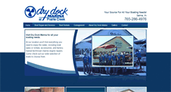 Desktop Screenshot of drydockmarinaprairiecreek.com